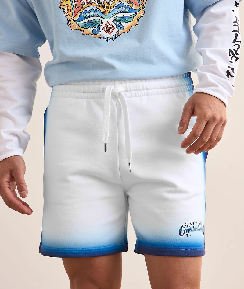 Gothic Logo Fade Sweatshorts