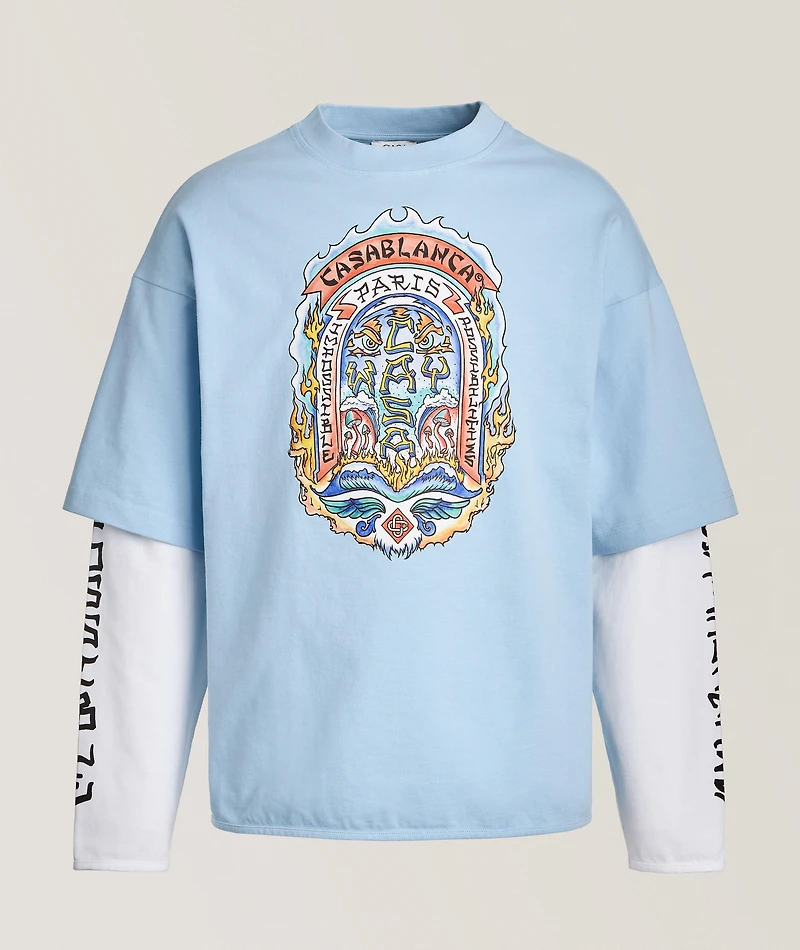 Casa Way Skate Double-Layer T-Shirt