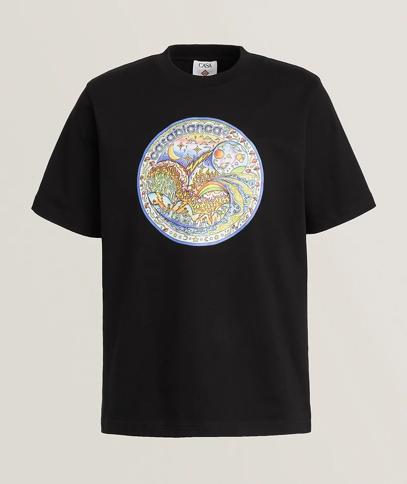 Four Elements Graphic Cotton T-Shirt