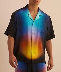 Gradient Silk Shirt