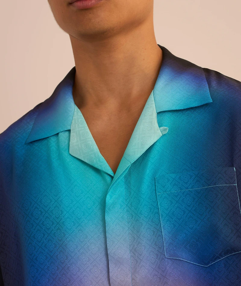 Gradient Silk Shirt