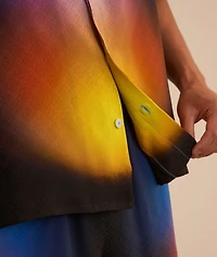 Gradient Silk Shirt