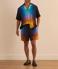 Gradient Silk Shirt