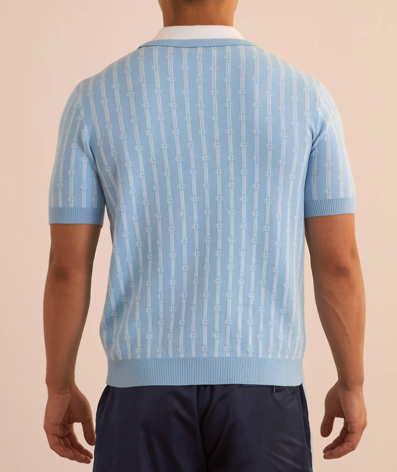 Monogram Knit Polo