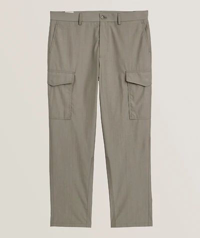 Wool-Cotton Cargo Pants