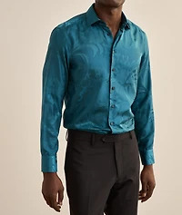 Floral Silk-Blend Shirt