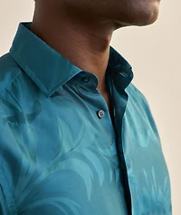 Floral Silk-Blend Shirt