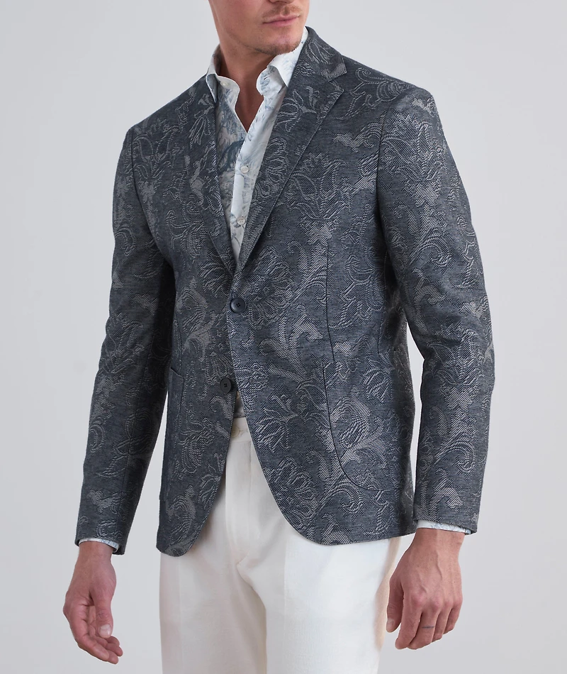 Floral Cotton Sport Jacket