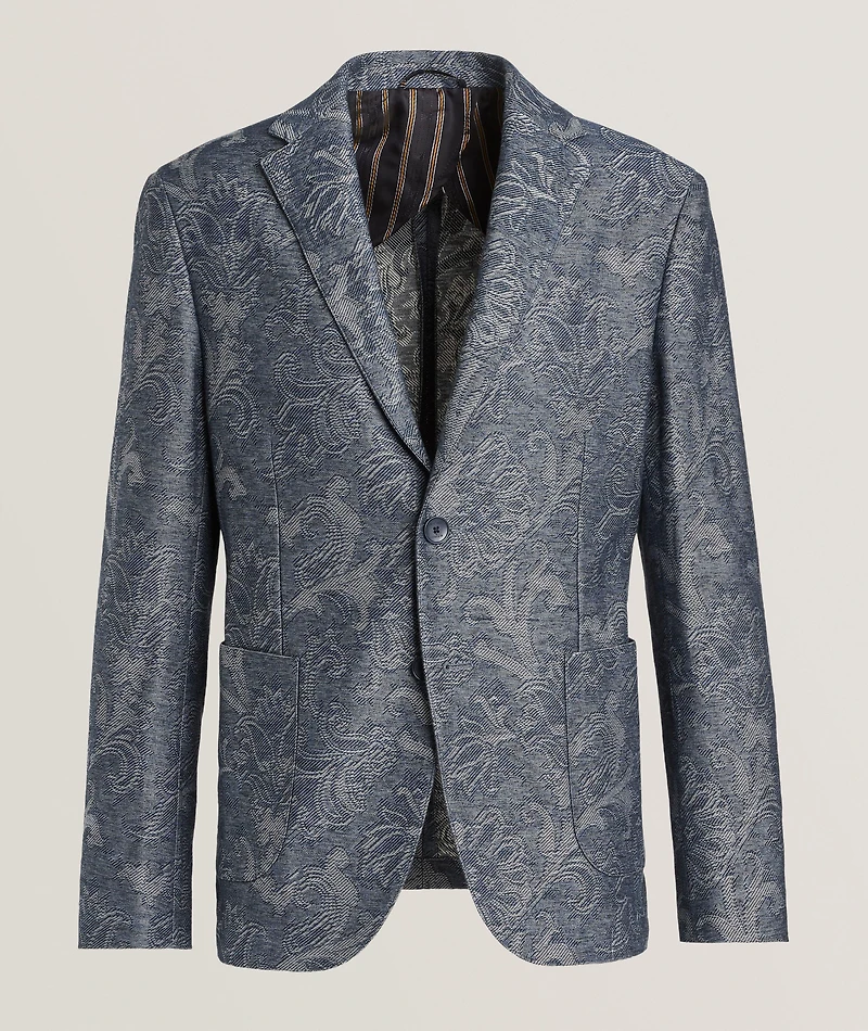 Floral Cotton Sport Jacket