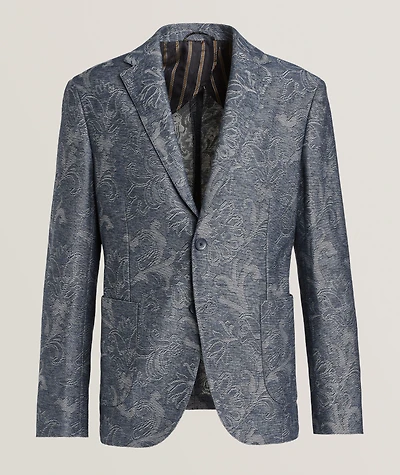 Floral Cotton Sport Jacket