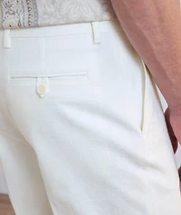 Paisley Jacquard Stretch-Cotton Pants