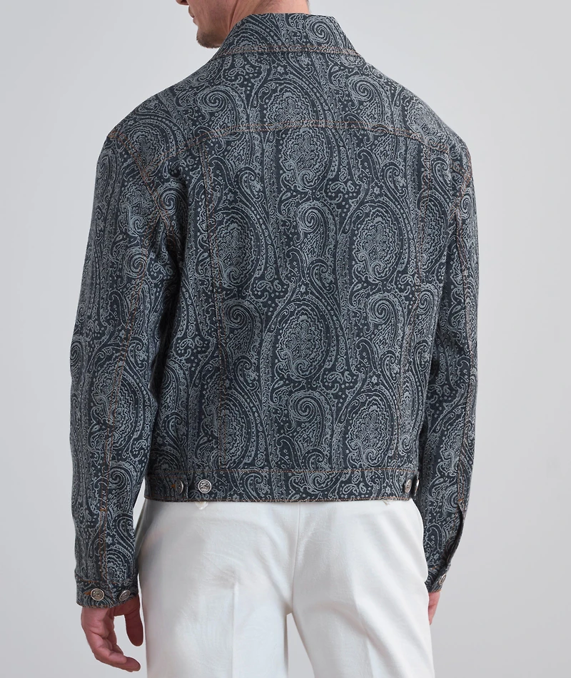Paisley Denim Jacket