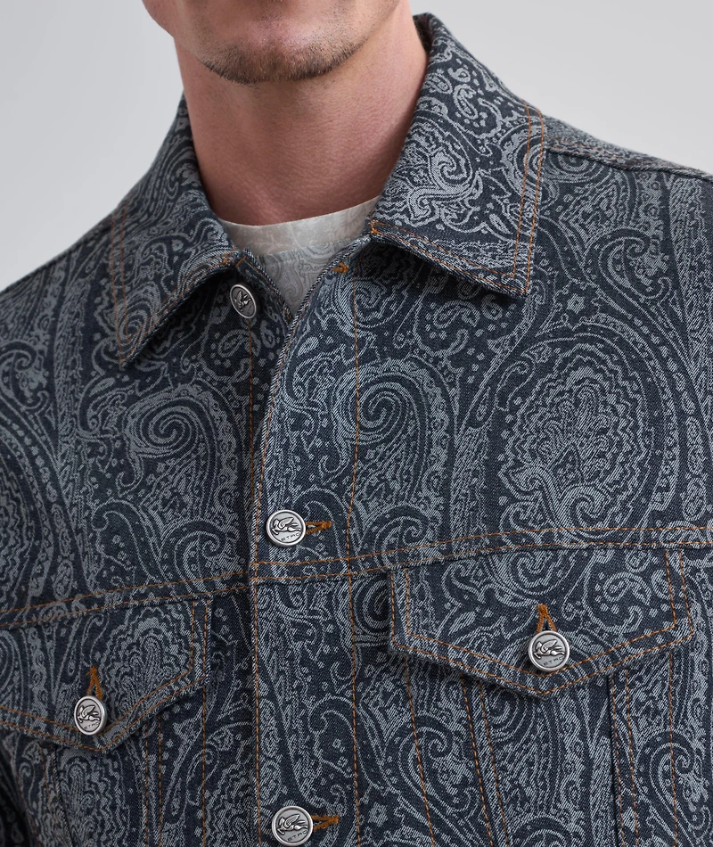 Paisley Denim Jacket