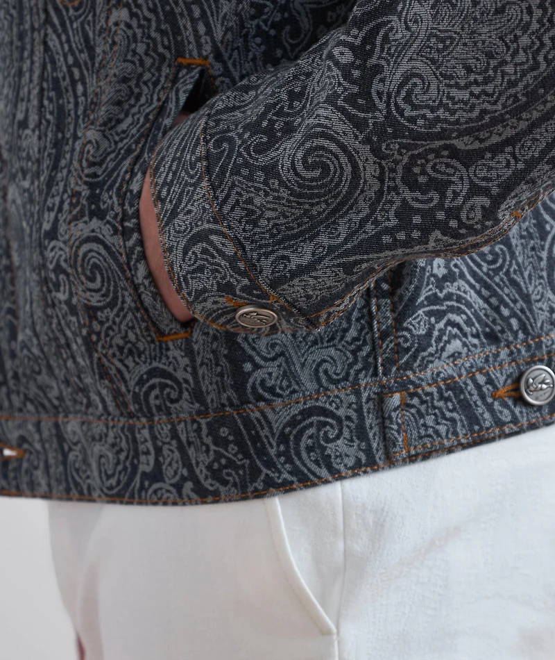 Paisley Denim Jacket