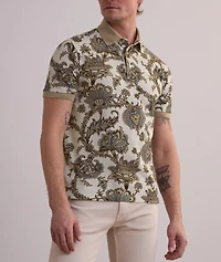 Floral Cotton Polo