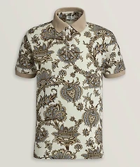 Floral Cotton Polo