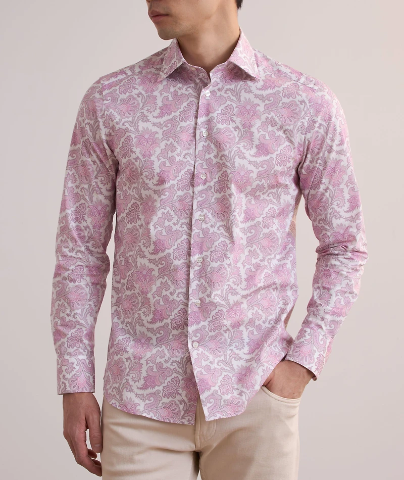 Paisley Stretch-Cotton Shirt