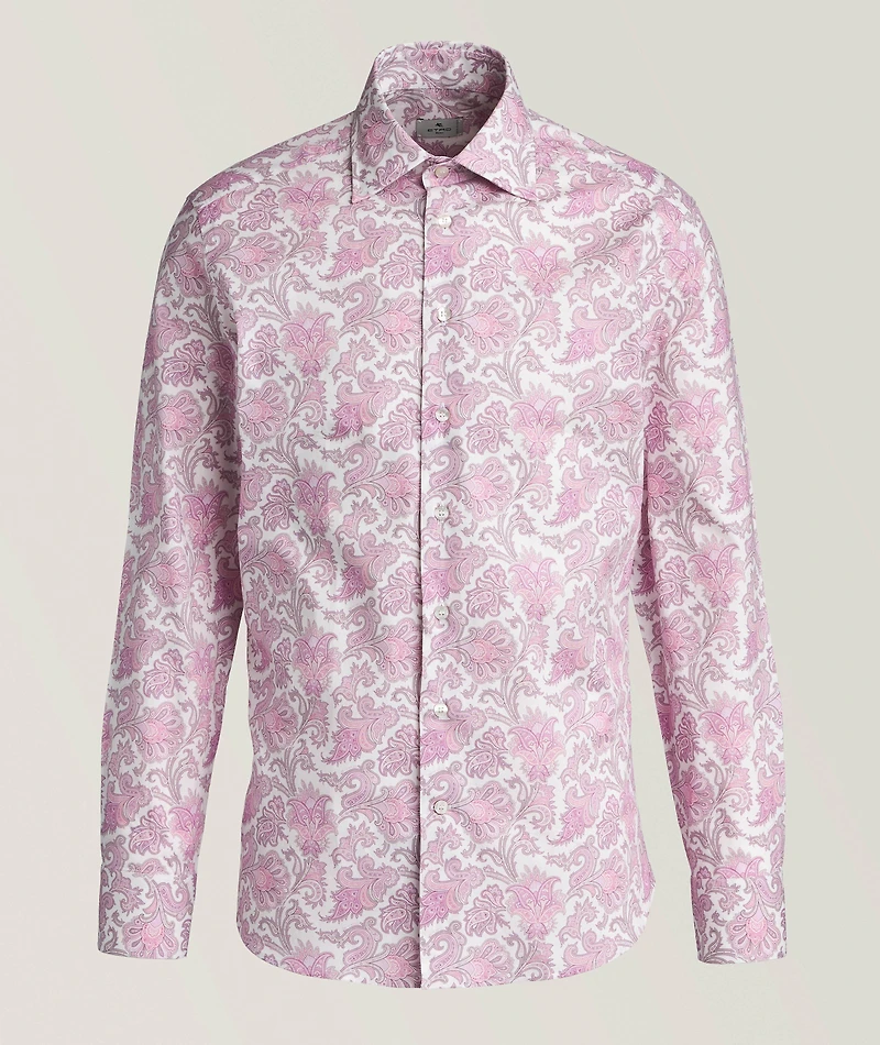 Paisley Stretch-Cotton Shirt