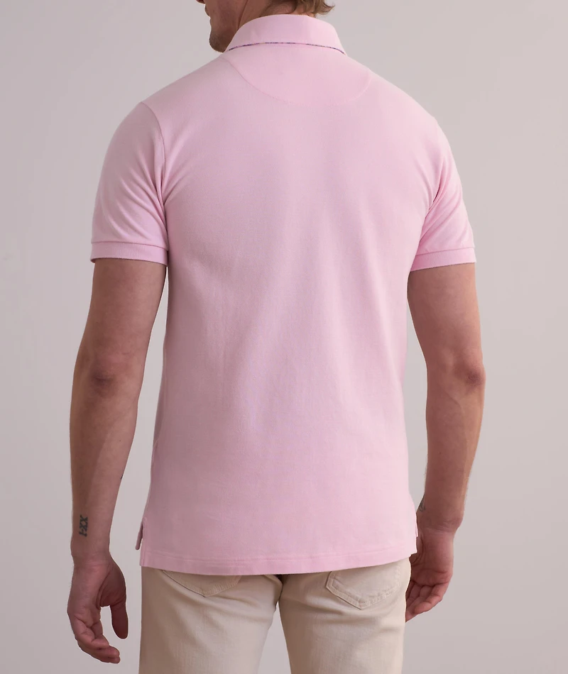 Paisley-Under Collar Cotton Polo