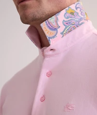 Paisley-Under Collar Cotton Polo