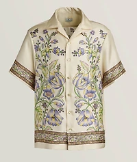 Floral Silk Camp Shirt