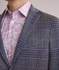 Check Cotton-Blend Sport Jacket