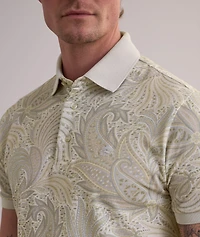 Paisley Cotton Polo