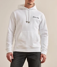 Embroidered Logo Hooded Sweater