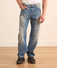 Distressed Loose-Fit Jeans