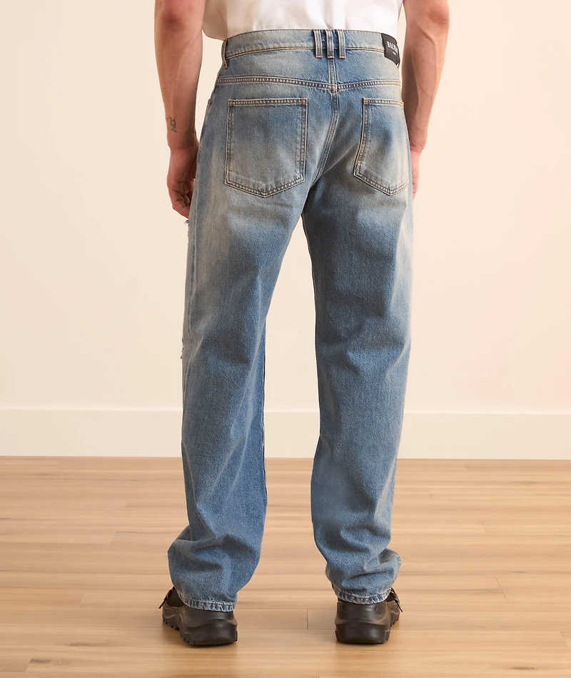 Distressed Loose-Fit Jeans