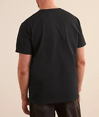 Flocked Cursive Logo T-Shirt