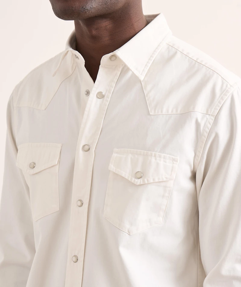 Cotton Twill Western Shirt