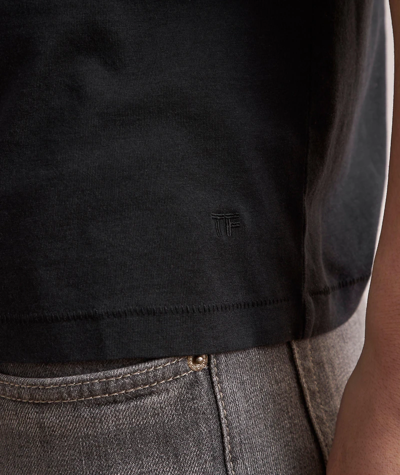 Lyocell-Cotton Blend T-Shirt