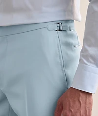Shelton Wool-Silk Twill Dress Pants