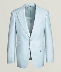 Shelton Wool-Silk Twill Sport Jacket