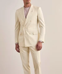Dyllan Double-Breasted Silk-Wool Suit
