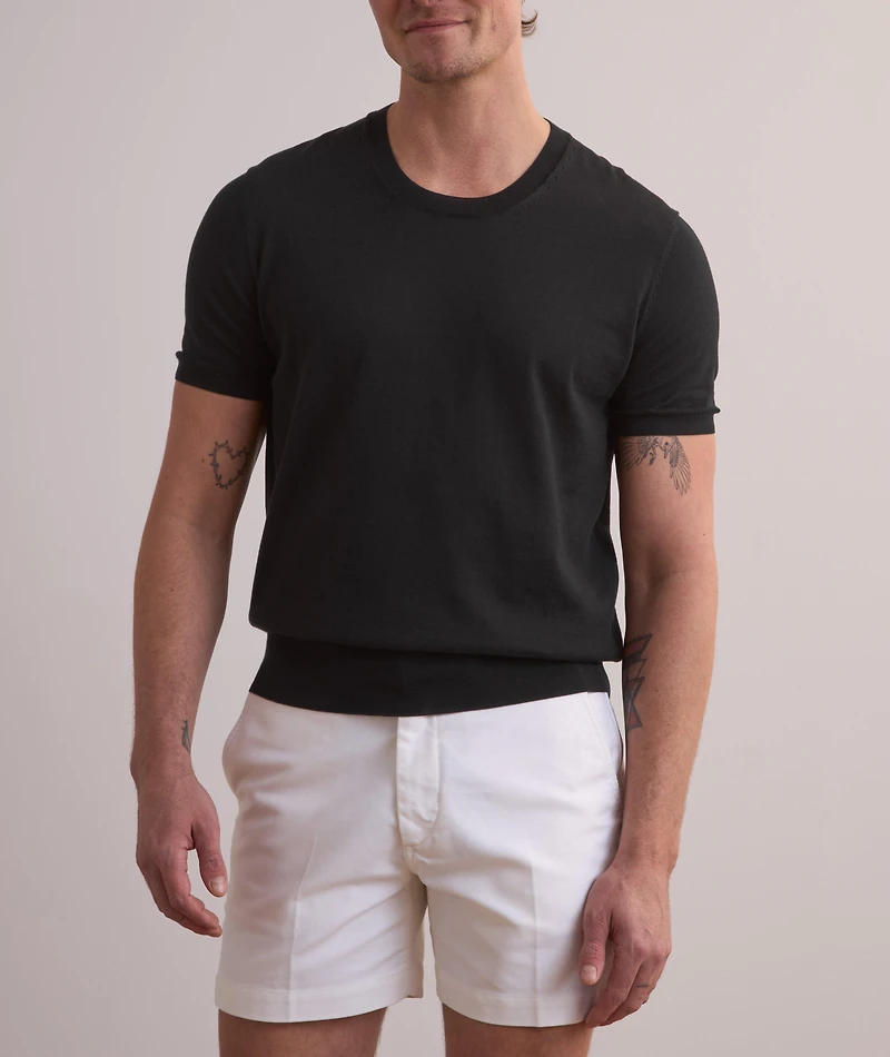 Pure Cotton Crewneck T-Shirt