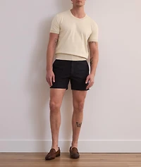 Pure Cotton Crewneck Knit T-Shirt