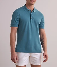 Lyocell-Cotton Piquet Polo