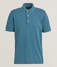 Lyocell-Cotton Piquet Polo