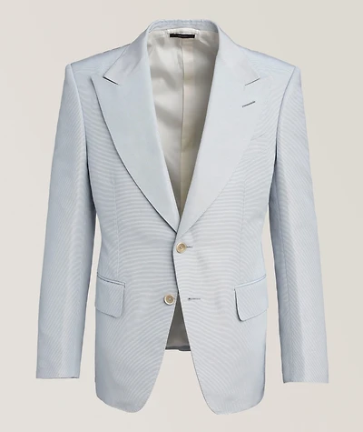 Atticus Corded Silk Cocktail Jacket