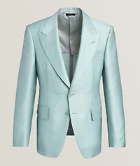 Shelton Mohair-Silk Twill Sport Jacket