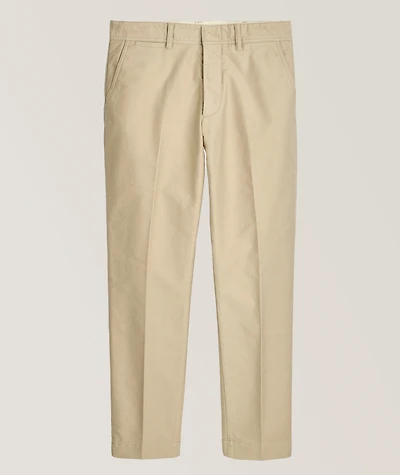 Brushed Cotton Satin Chinos