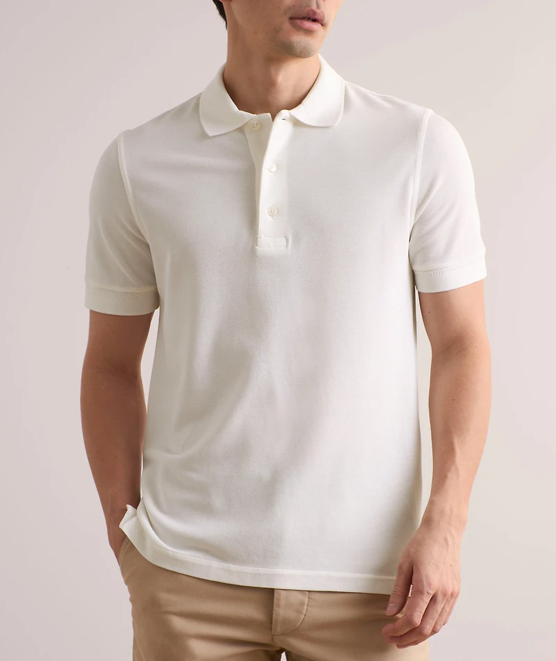 Lyocell Piqué Cotton Polo