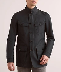 Compact Nylon Military Jacket