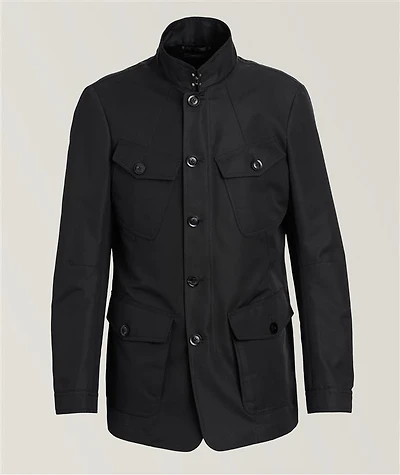 Compact Nylon Military Jacket