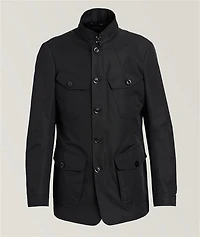 Compact Nylon Military Jacket