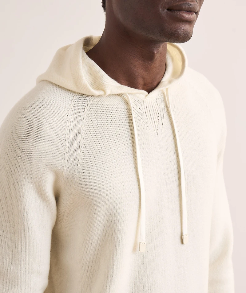Seamless Cashmere Hooded Sweater
