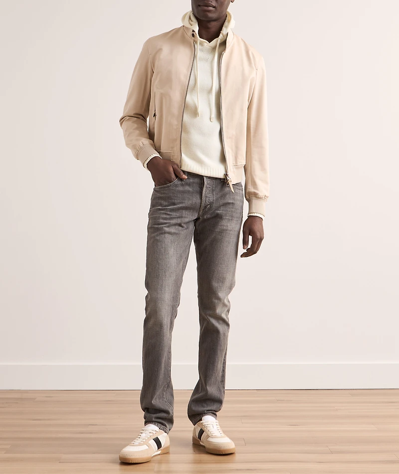 Seamless Cashmere Hooded Sweater