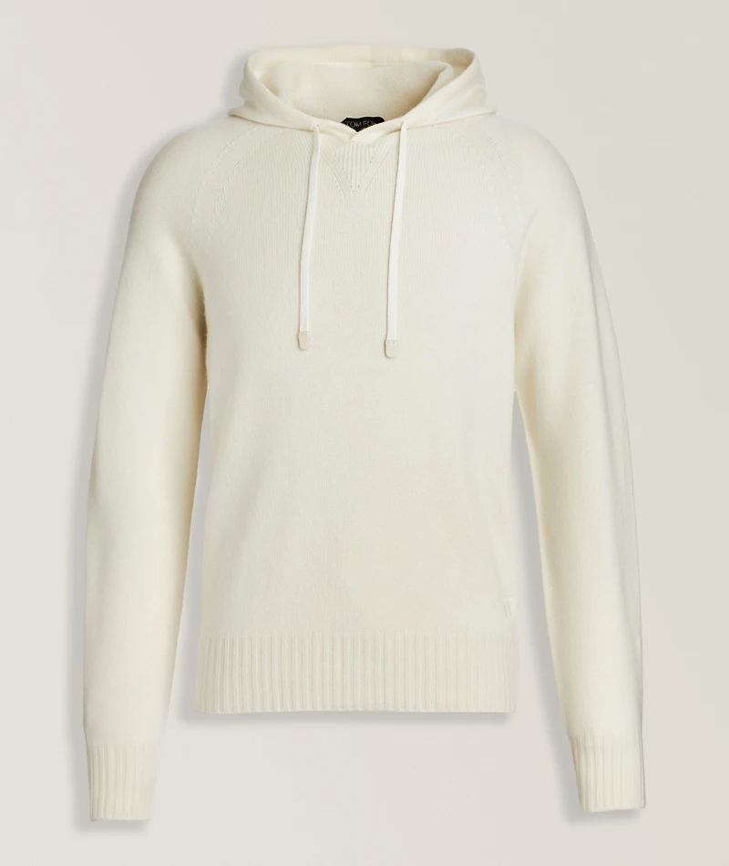 Seamless Cashmere Hooded Sweater